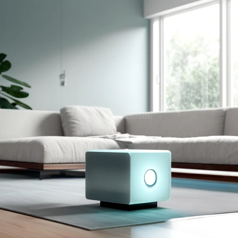 Vue d’ensemble d’un salon équipé de modules AI modulaires